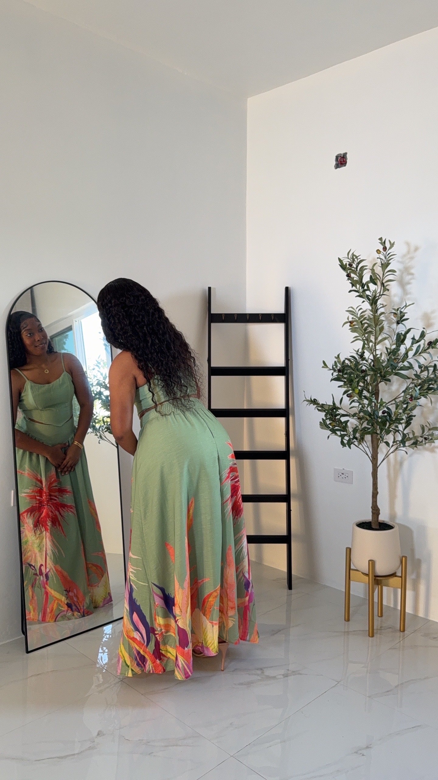 Island Bloom Skirt Set